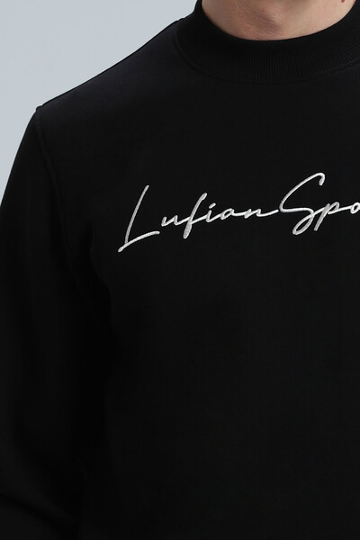 Lowe Erkek Sweatshirt Siyah - Thumbnail