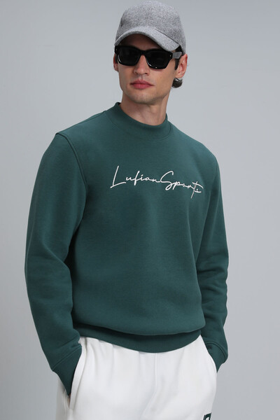 Lowe Men's Sweatshirt Green - Thumbnail