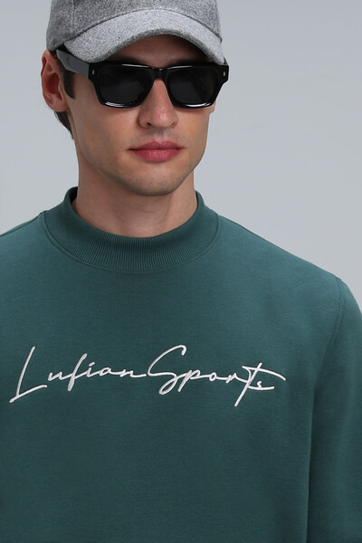 Lowe Men's Sweatshirt Green - Thumbnail