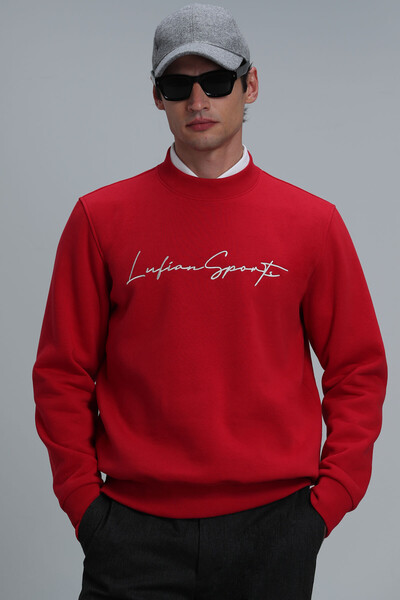 LUFIAN - Lowe Men's Sweatshirt Red