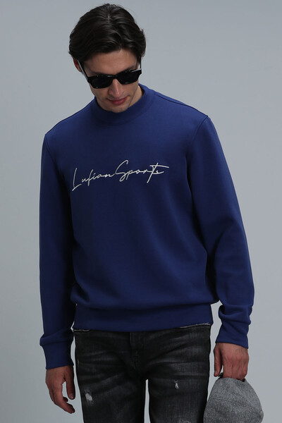 Lowe Men's Sweatshirt Sax - Thumbnail