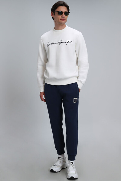 Lowe Men's Sweatshirt Off White - Thumbnail