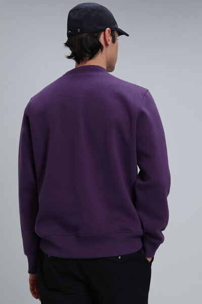 Lowe Men's Sweatshirt Plum - Thumbnail