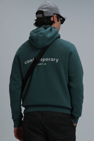 Luis Men's Sweatshirt Green - Thumbnail