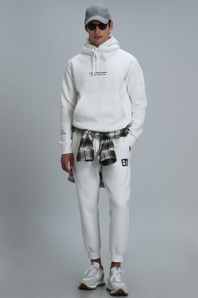 LUFIAN - Luis Men's Sweatshirt Off White (1)