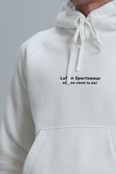 Luis Men's Sweatshirt Off White - Thumbnail