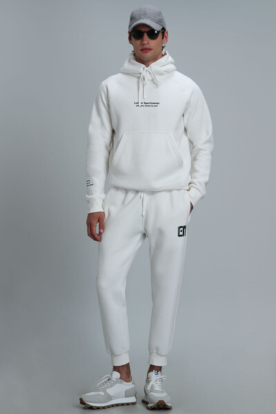 Luis Men's Sweatshirt Off White - Thumbnail