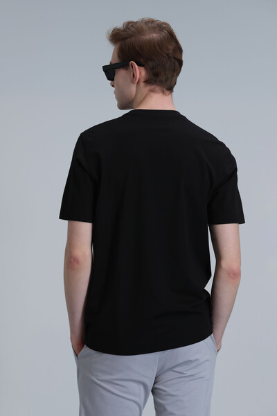 Mabel Modern Grafik T- Shirt Siyah - 6