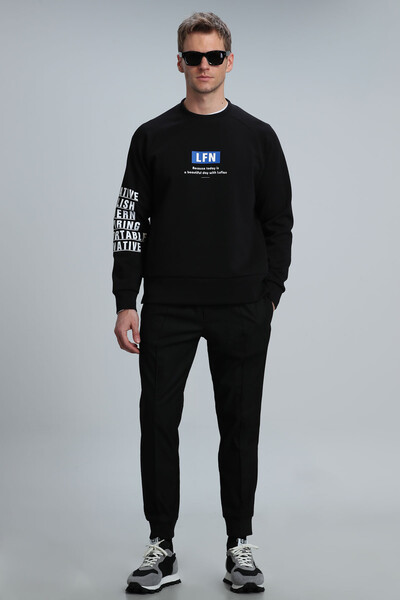 Maddox Men's Sweatshirt Black - Thumbnail