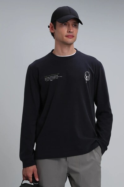 Magnus Men's Long Sleeve T-Shirt Anthracite - Thumbnail