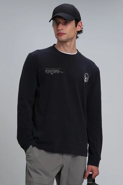 Magnus Men's Long Sleeve T-Shirt Anthracite - Thumbnail