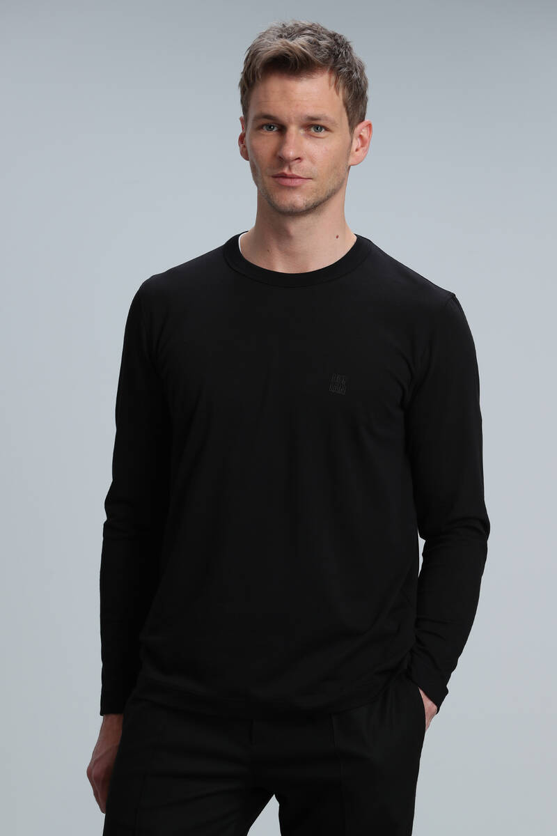 Merlin Men's Long Sleeve T-Shirt Black