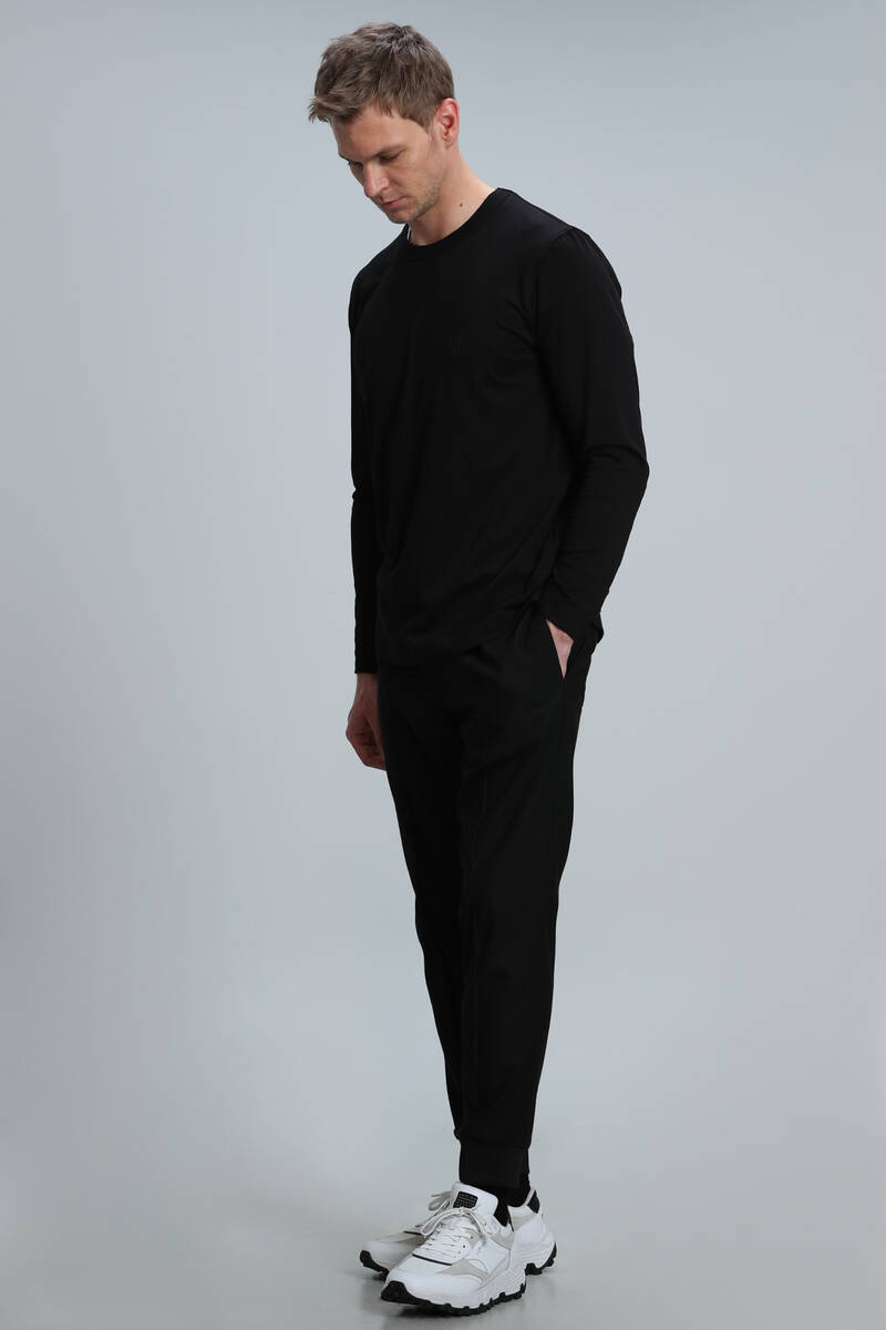 Merlin Men's Long Sleeve T-Shirt Black