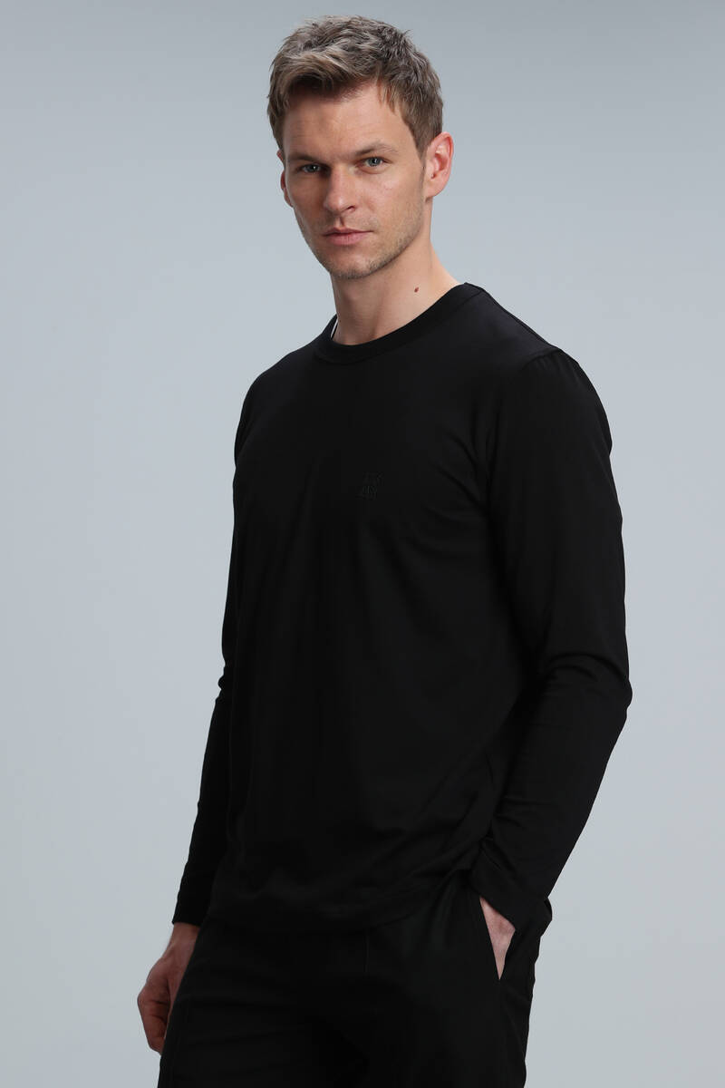 Merlin Men's Long Sleeve T-Shirt Black