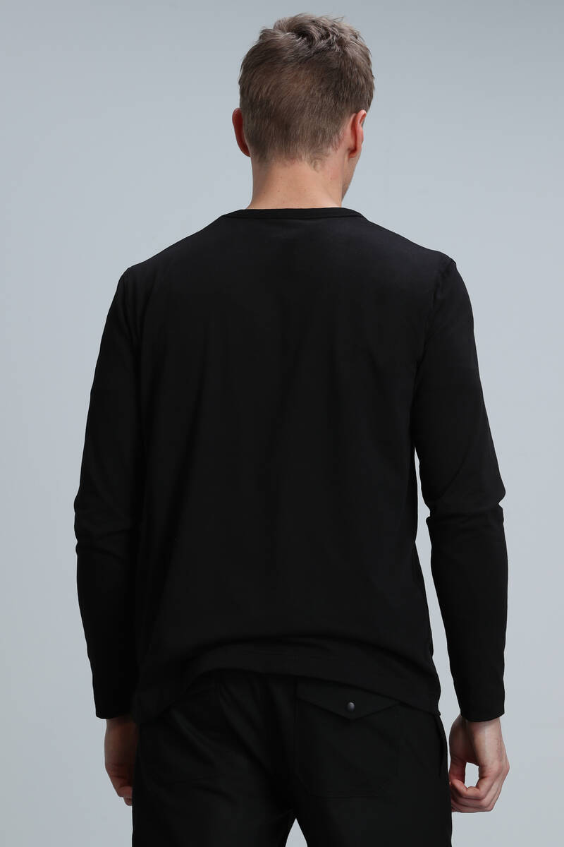 Merlin Men's Long Sleeve T-Shirt Black