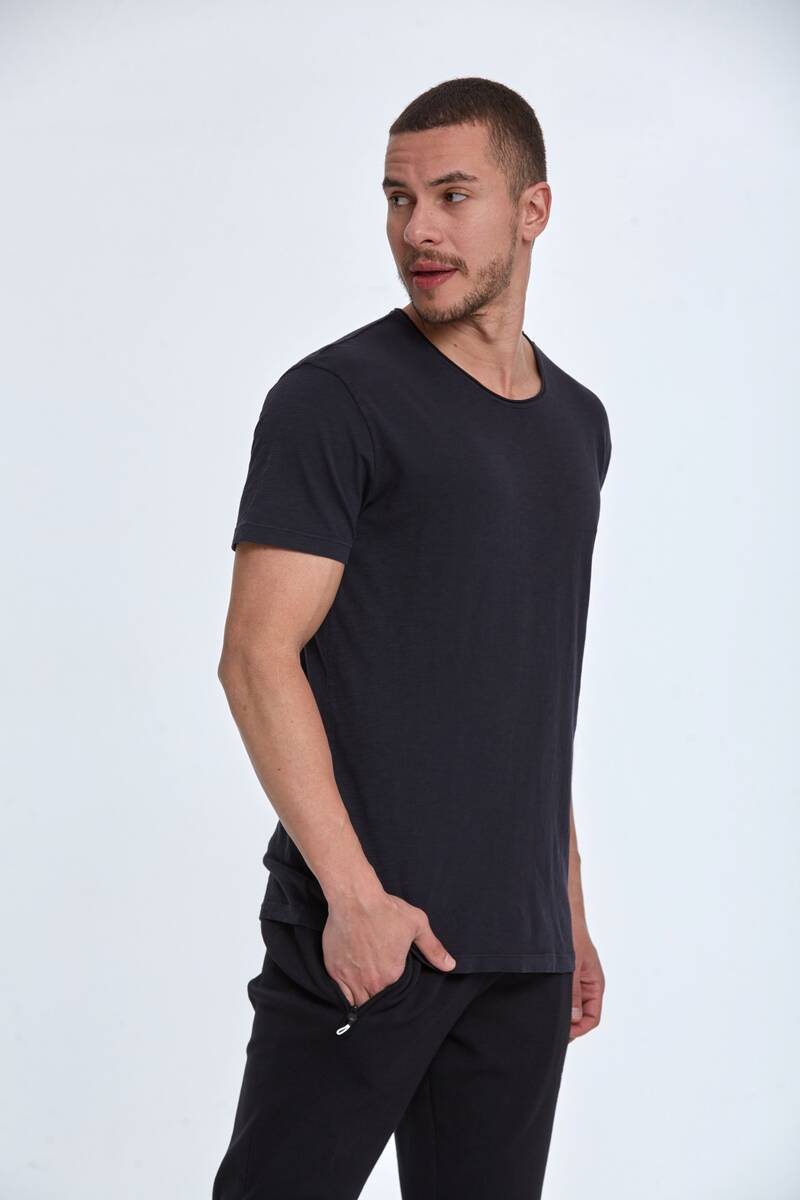 Milan Over Size Men's T-Shirt Black - 1