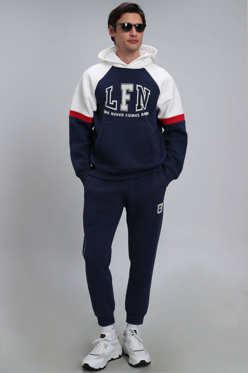 Never Men's Sweatshirt Navy Blue