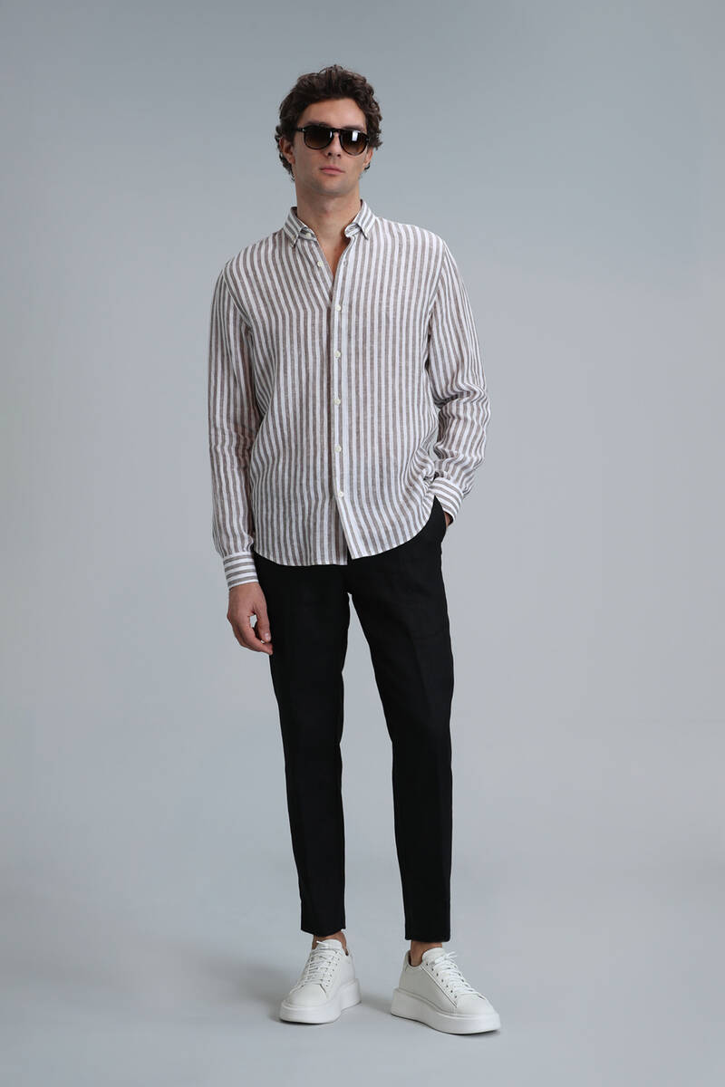 New Men's Basic Shirt Regular Fit