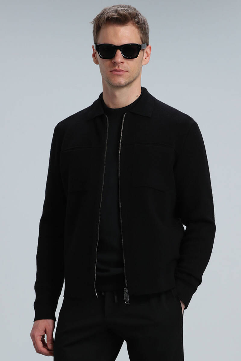 Noble Men's Cardigan Black