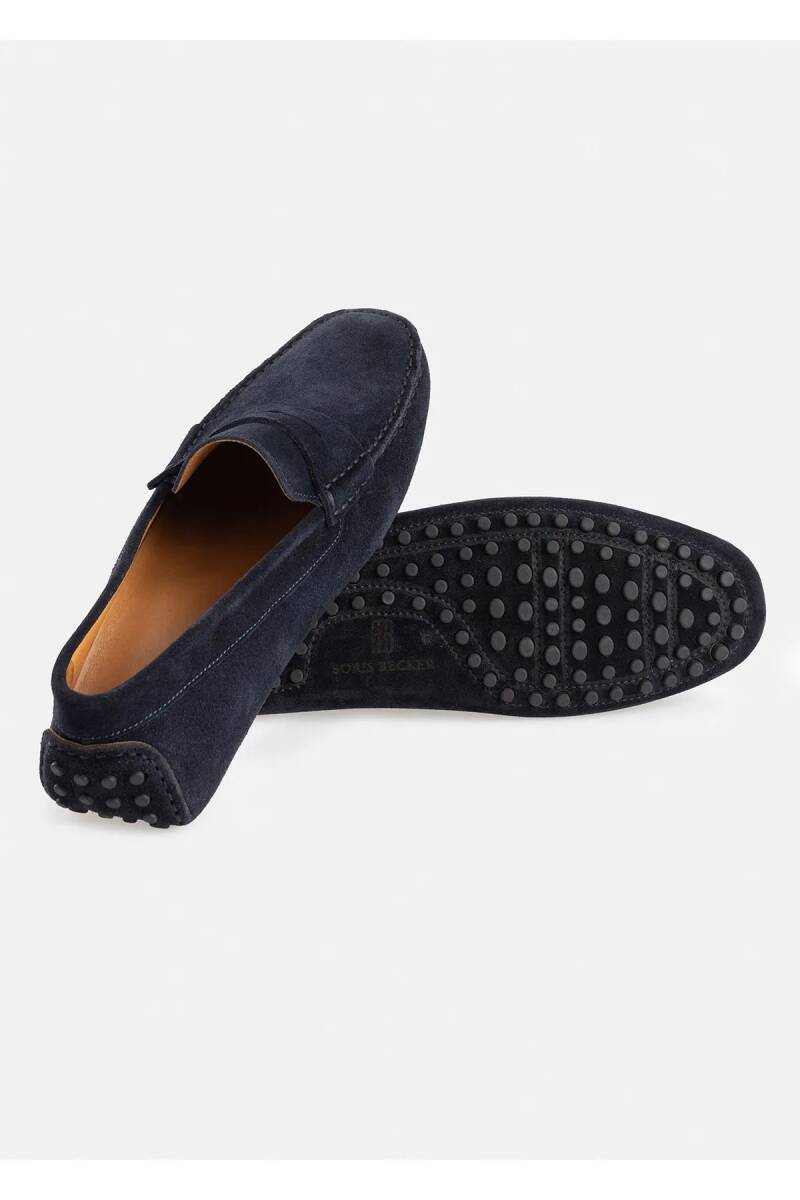 Noeva Navy Blue Color Suede Loafer - 2