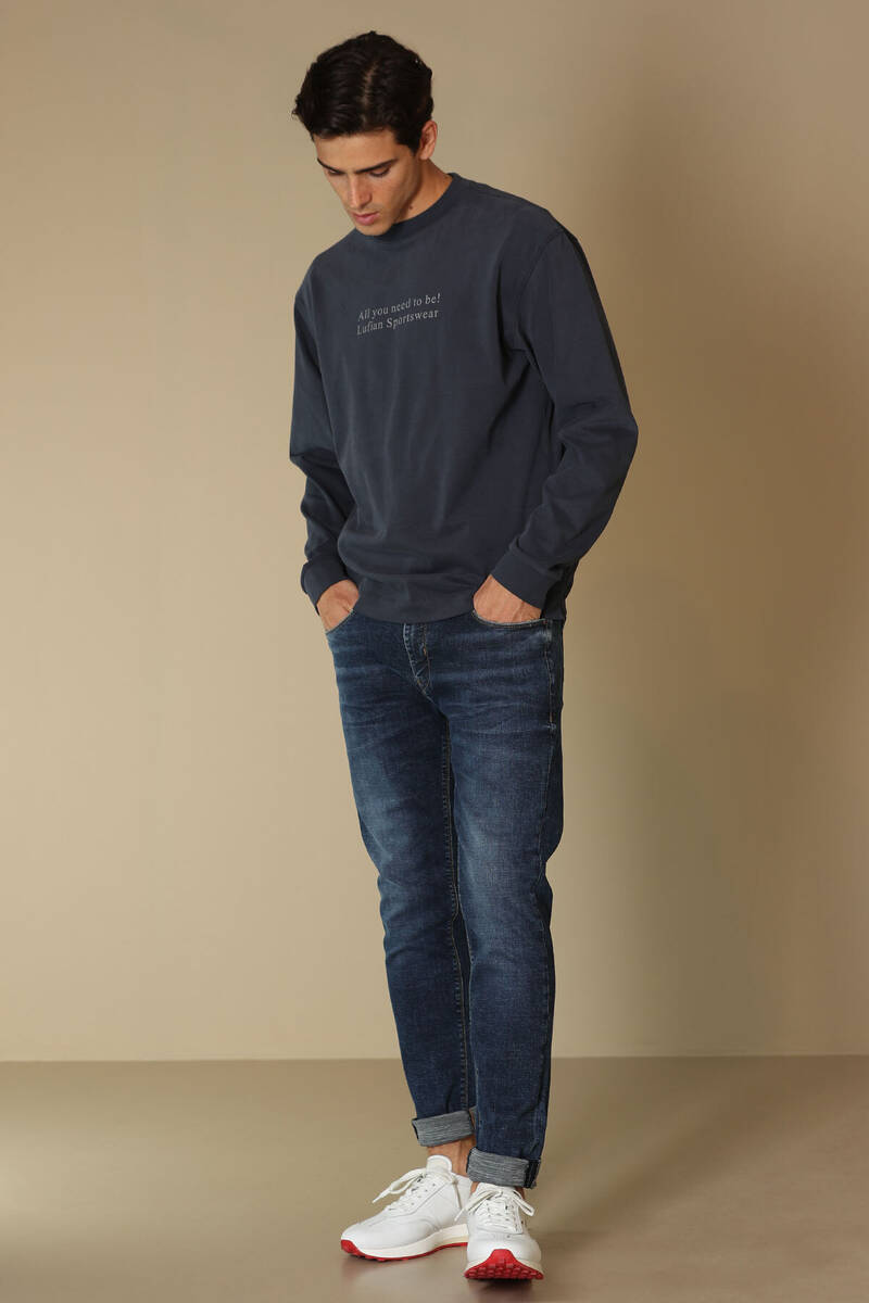 Orsa Men's Sweatshirt Navy Blue