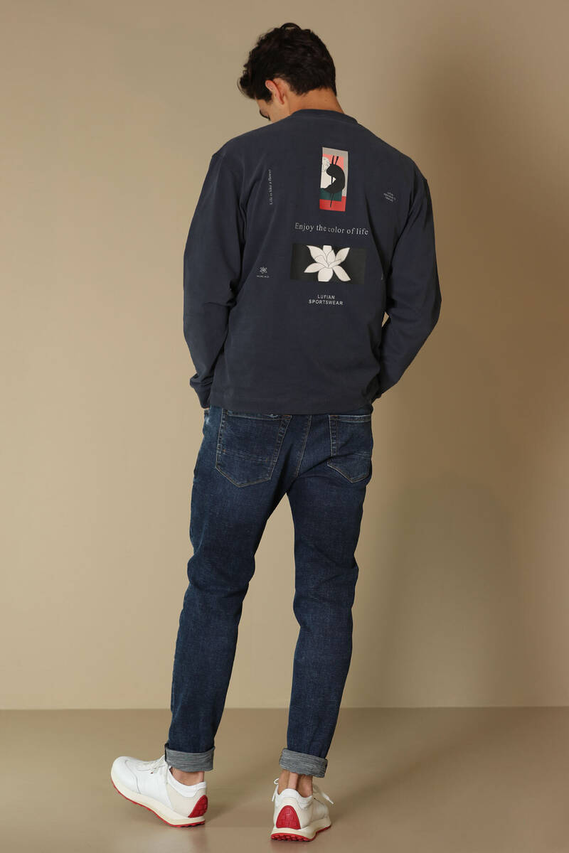 Orsa Men's Sweatshirt Navy Blue