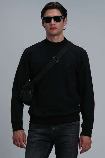 Randal Men's Sweatshirt Black - Thumbnail