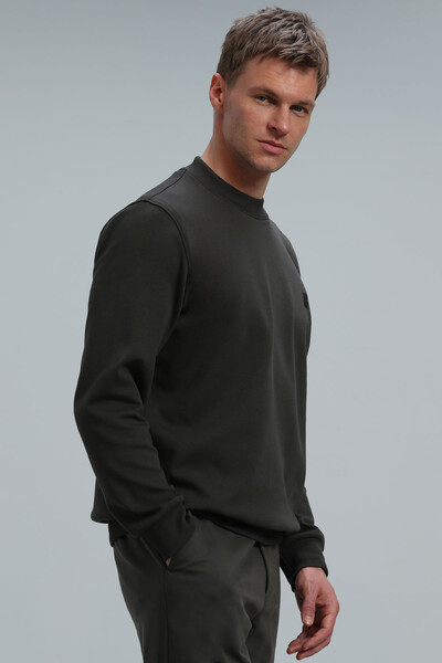 Randal Men's Sweatshirt Dark Green - Thumbnail