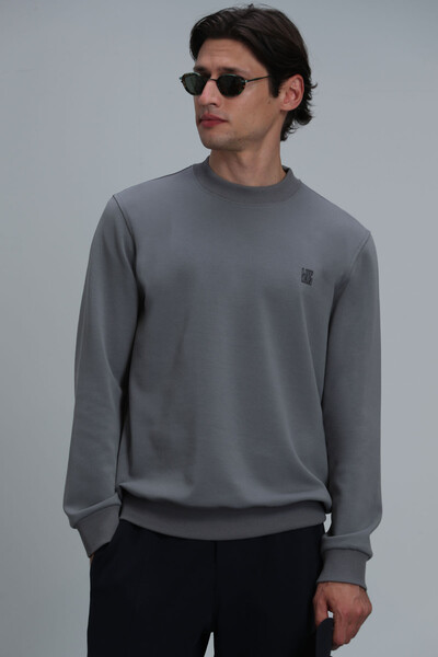 Randal Men's Sweatshirt Gray - Thumbnail