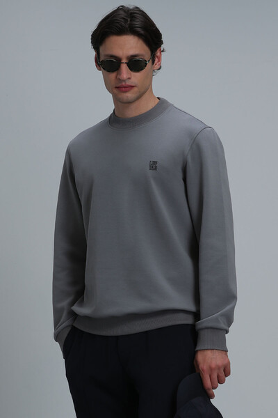 Randal Men's Sweatshirt Gray - Thumbnail