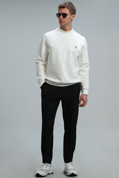 LUFIAN - Randal Men's Sweatshirt Off White (1)