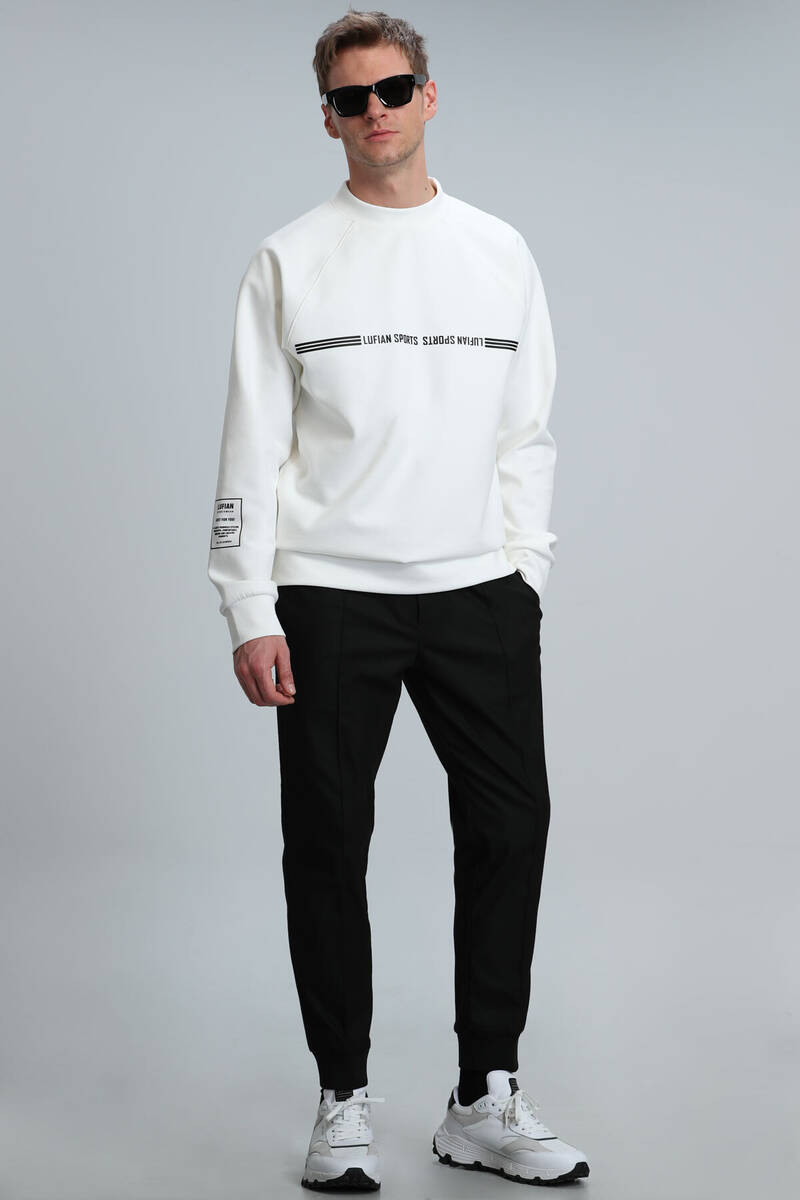 Range Erkek Sweatshirt Kırık Beyaz