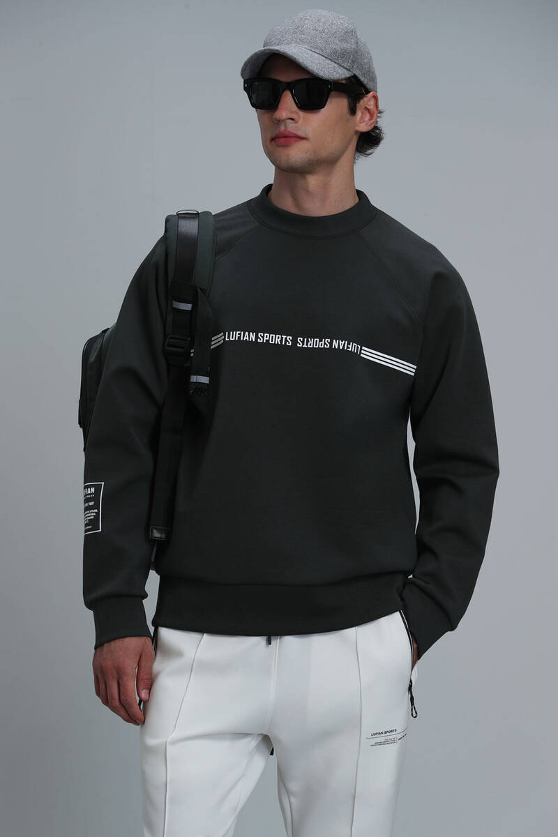 Range Erkek Sweatshirt Koyu Yeşil