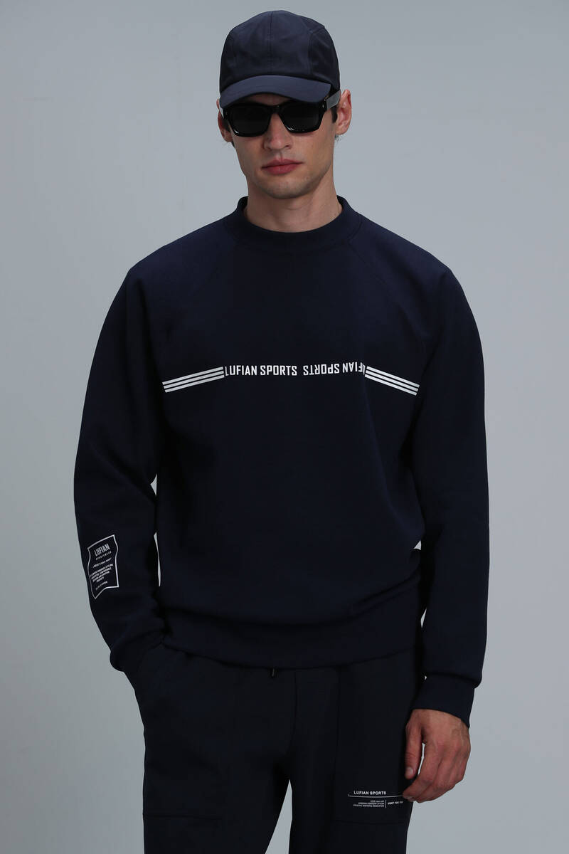 Range Men's Sweatshirt Navy Blue