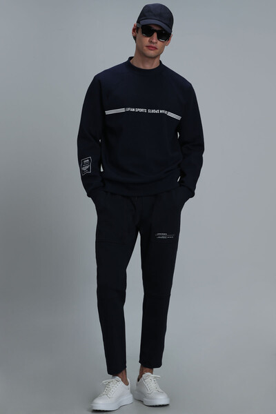 Range Men's Sweatshirt Navy Blue - Thumbnail