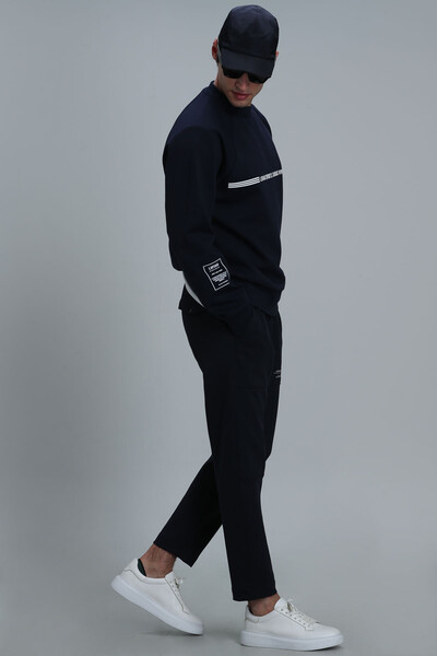 Range Men's Sweatshirt Navy Blue - Thumbnail