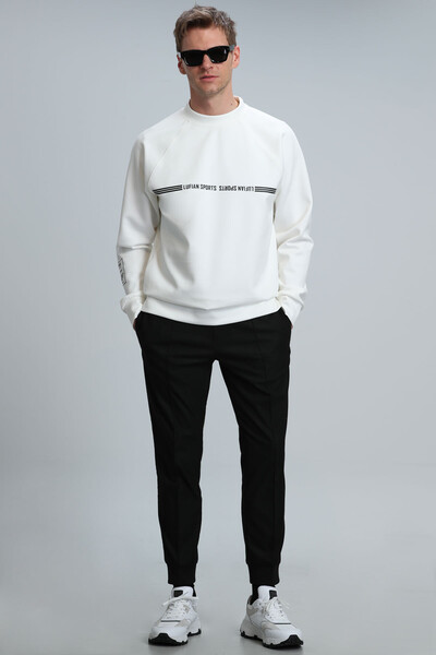 LUFIAN - Range Men's Sweatshirt Off White (1)