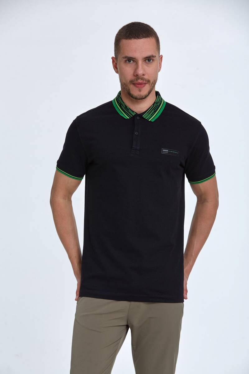 Raul Polo Men's T-Shirt Black - 1