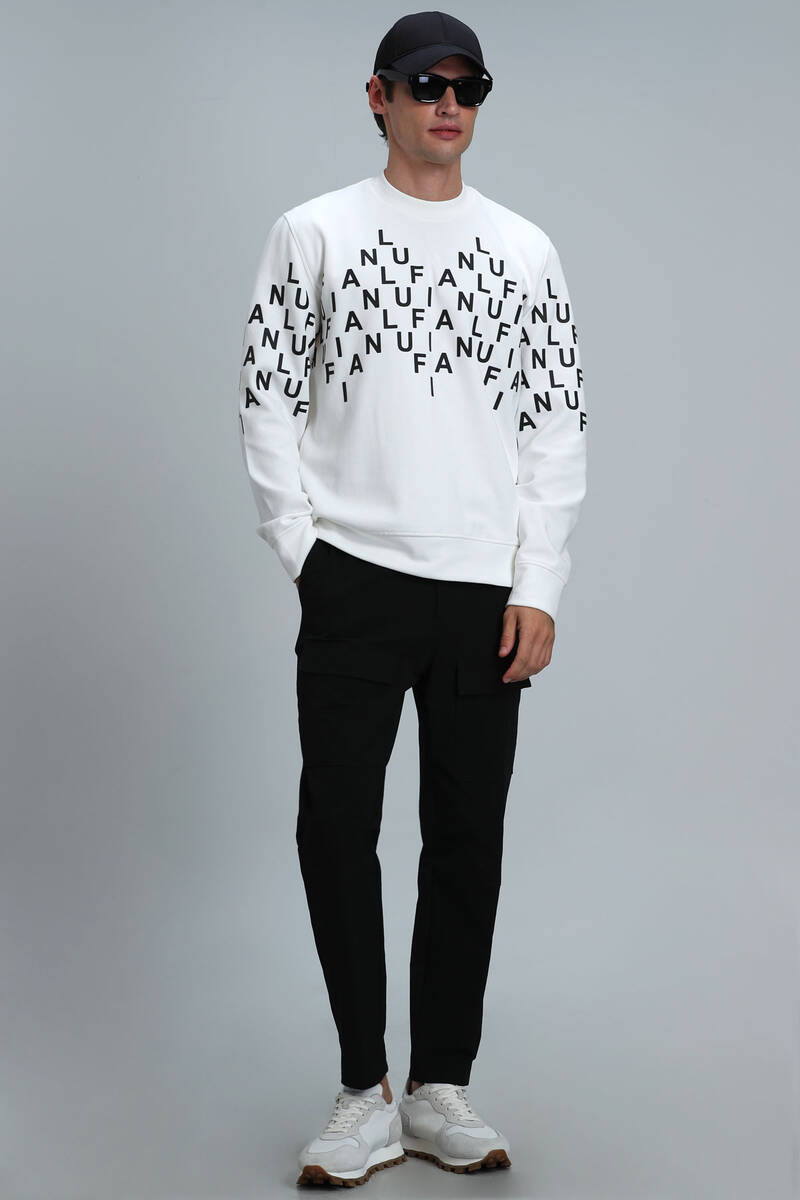 Rose Men's Sweatshirt Off White