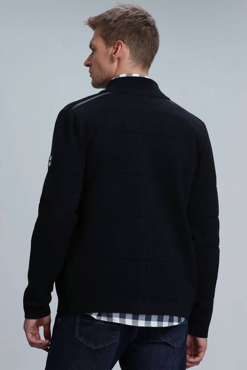 Royal Men's Cardigan Navy Blue