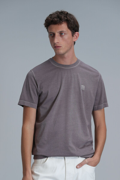 Sarder Men's Basic T-Shirt Mink - 3