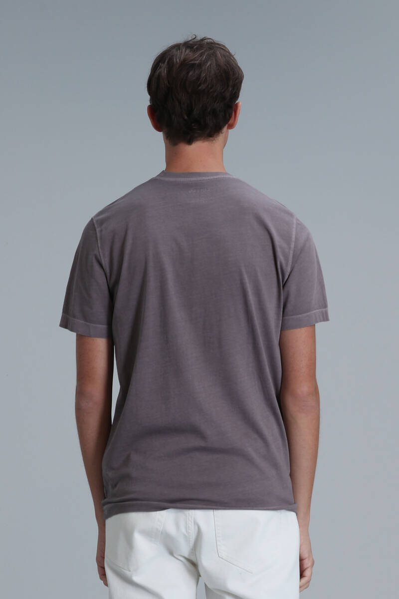 Sarder Men's Basic T-Shirt Mink - 6