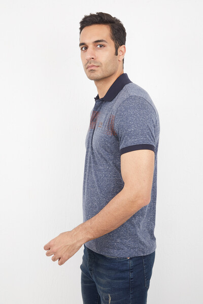 Sean Polo Men's T-Shirt Navy Blue - 3