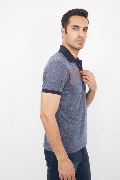 Sean Polo Men's T-Shirt Navy Blue - 2