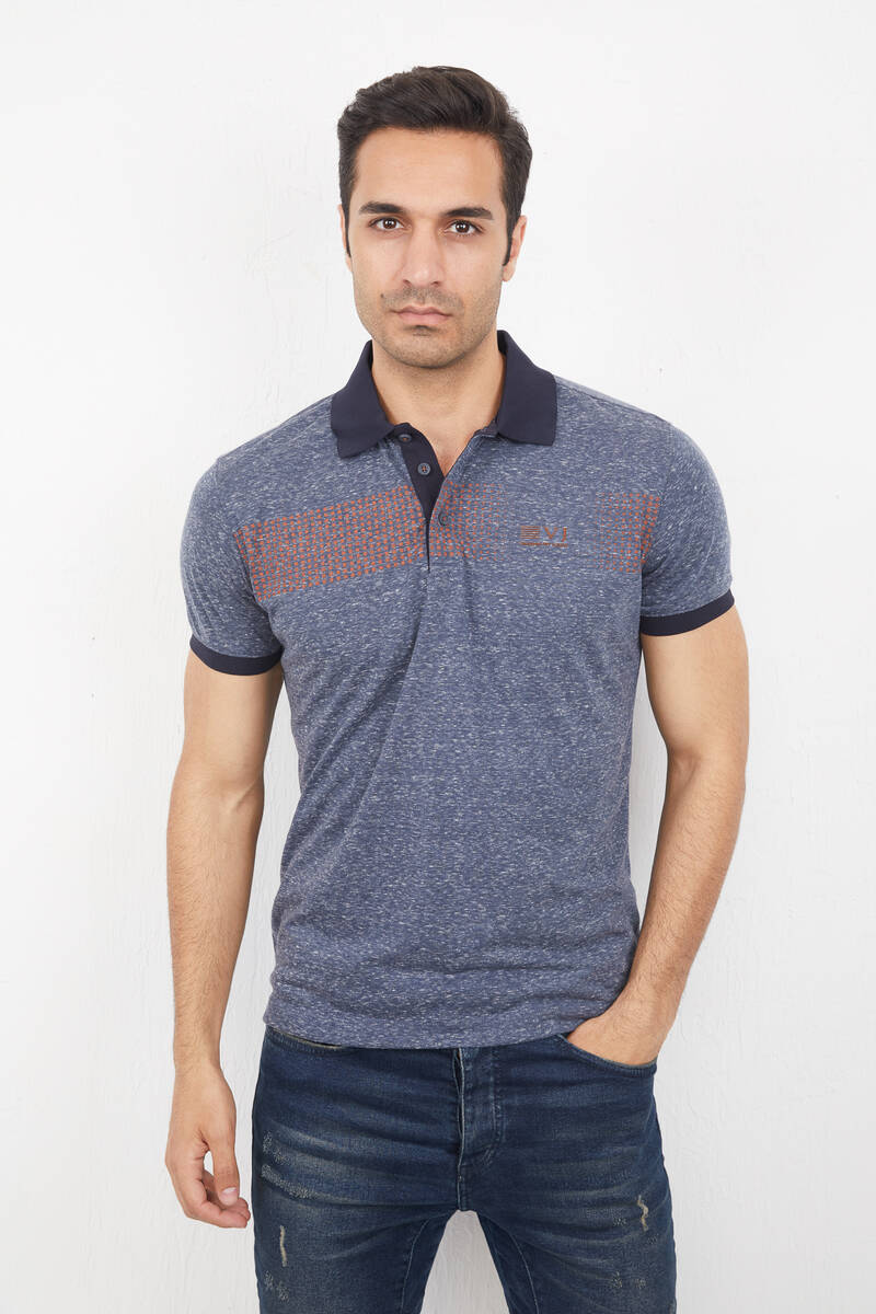 Sean Polo Men's T-Shirt Navy Blue - 1