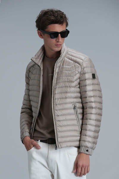 Sergio Men's Coat Beige - Thumbnail