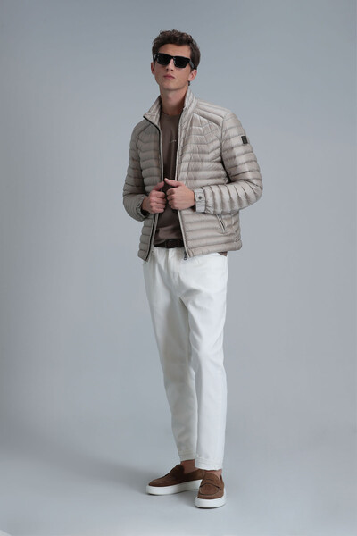 Sergio Men's Coat Beige - Thumbnail