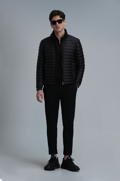 Sergio Men's Coat Black - Thumbnail