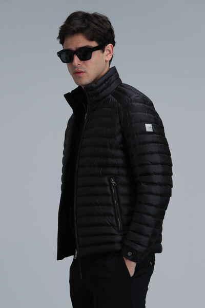 Sergio Men's Coat Black - Thumbnail