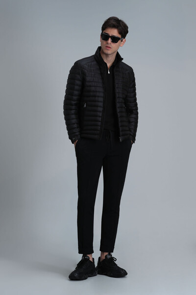 Sergio Men's Coat Black - Thumbnail